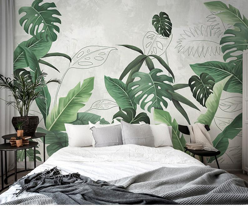Tropical Style Wallpaper Design