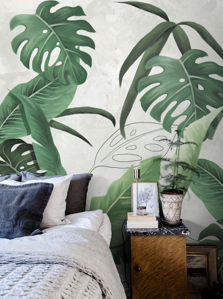 Tropical Style Wallpaper Design