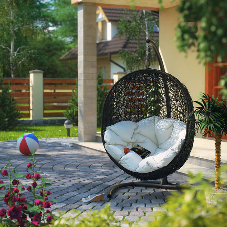 Garden with Swing
