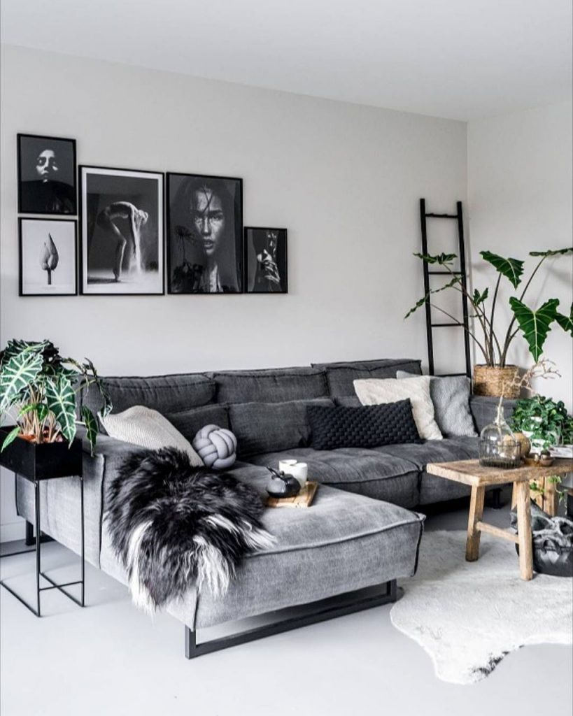 Monochrome Living Room
