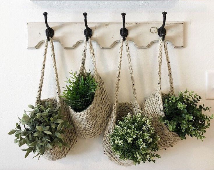 Hanging Basket Plant Shelves