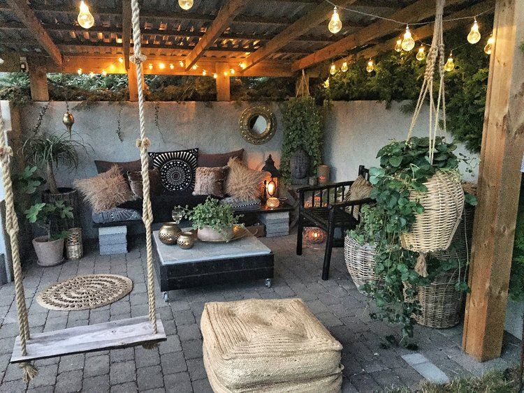 An Aesthetic Bohemian Patio