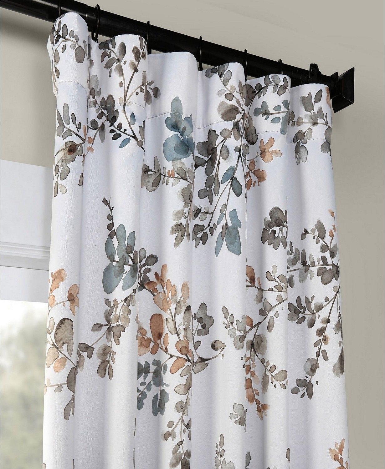 Installing Aesthetic Floral Curtains