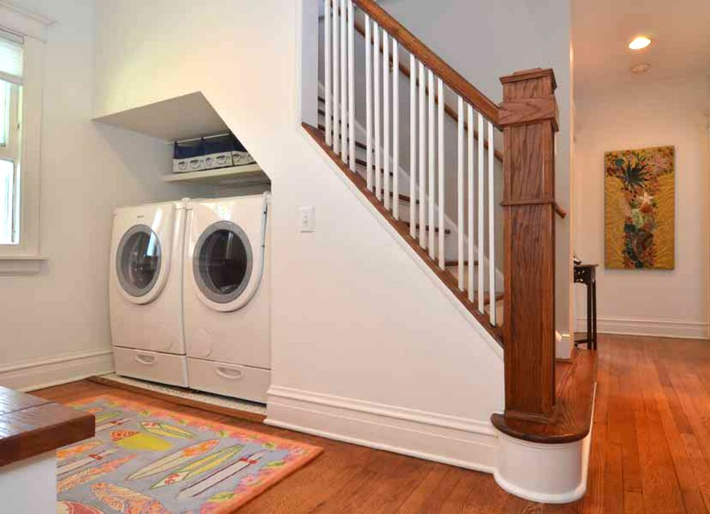 Laundry Room Under the Stairs