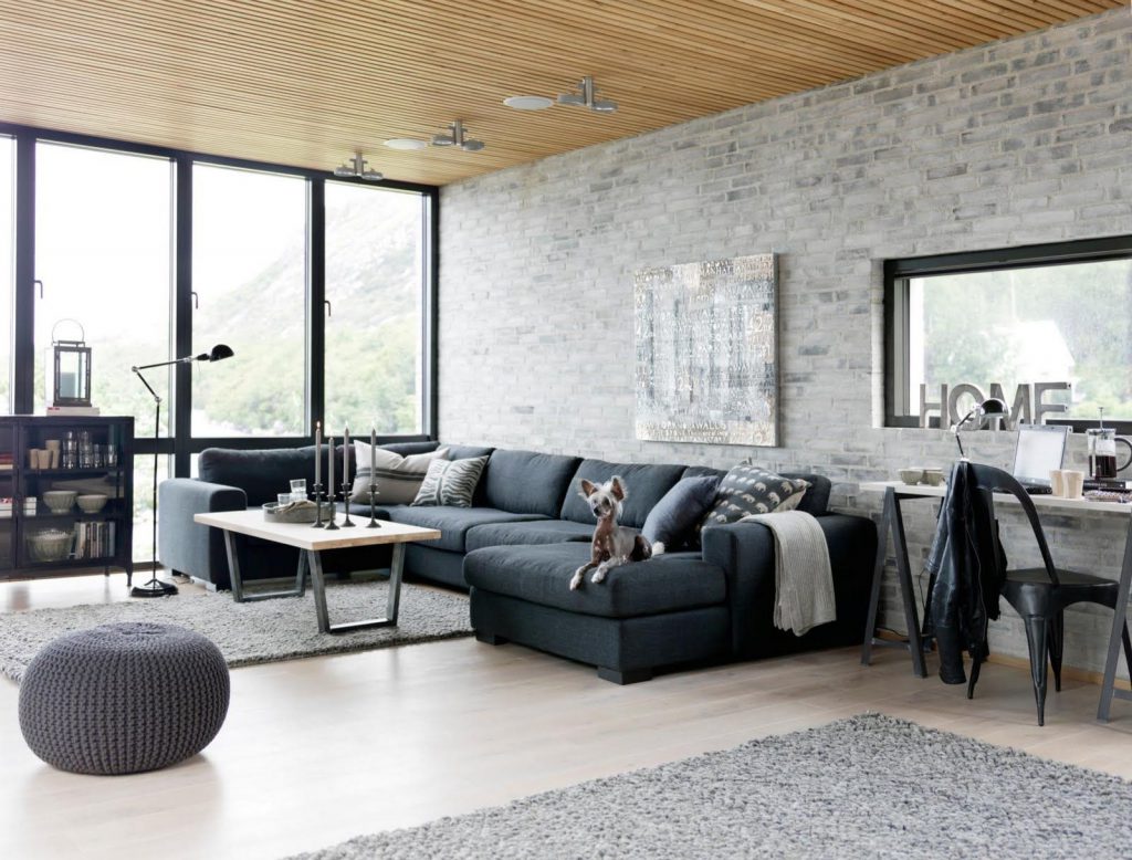 Modern Industrial Living Room Design