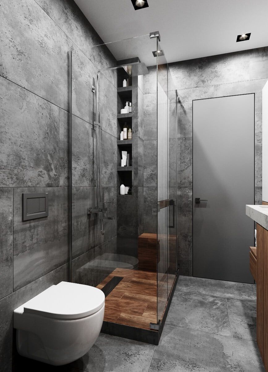 An Elegant Shower Bathroom