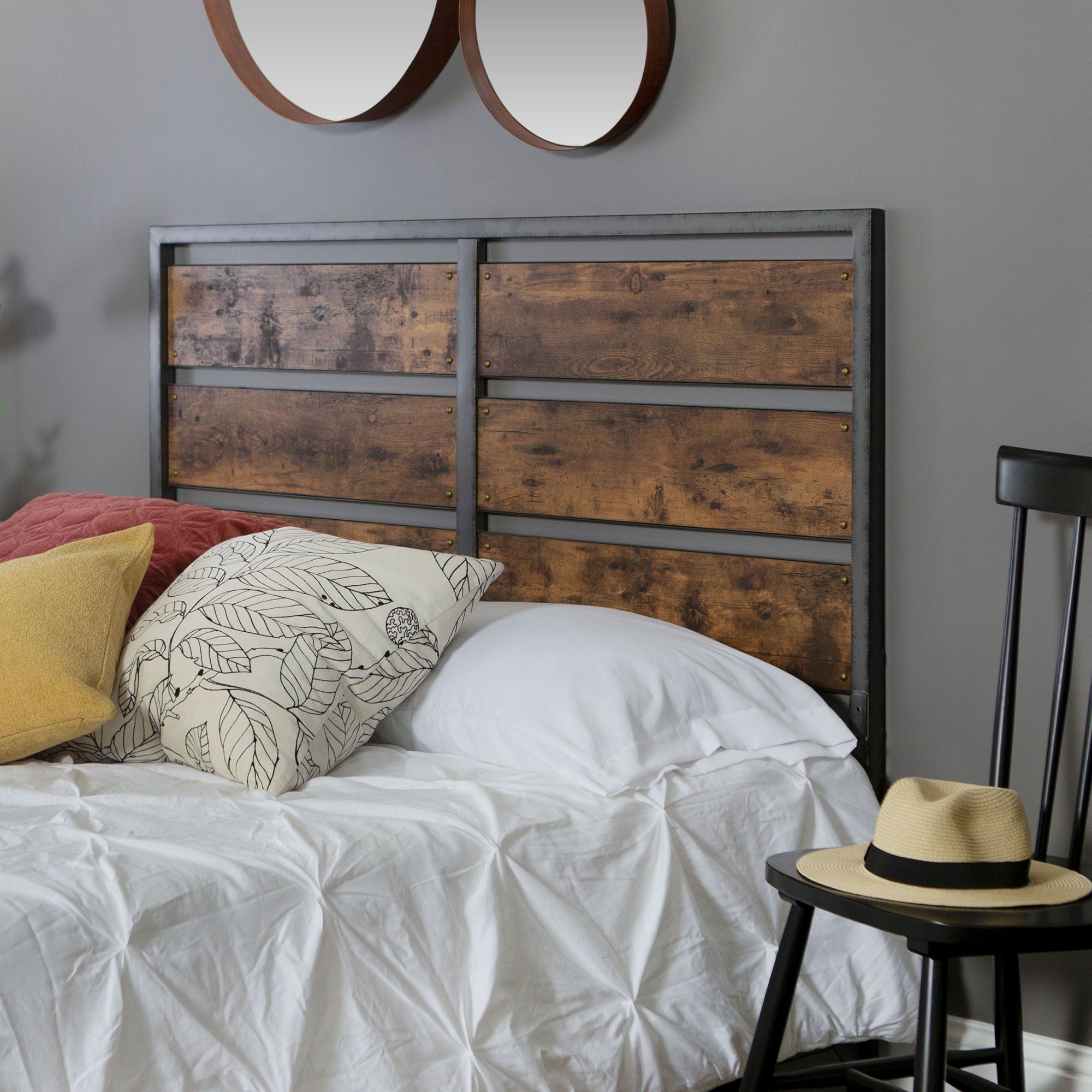 Industrial Rustic Headboard