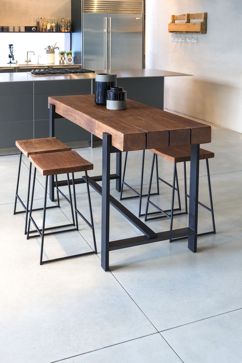 Simple Industrial Dining Table