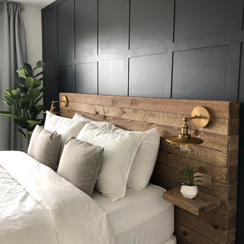 Wooden Rustic Headboard