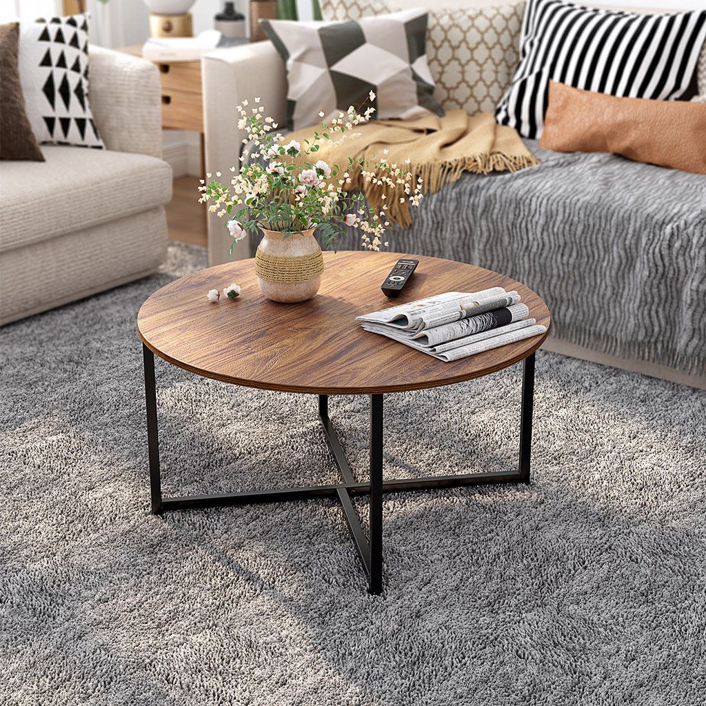 Industrial Round Coffee Table