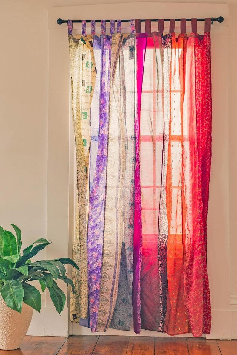 Indian Silk Door Curtain