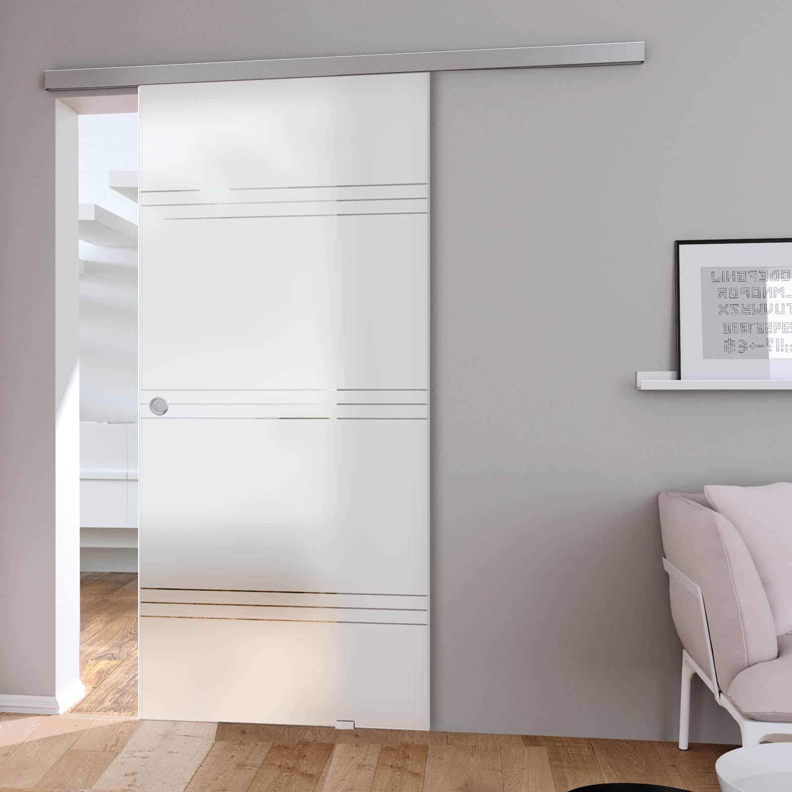 White Sliding Door