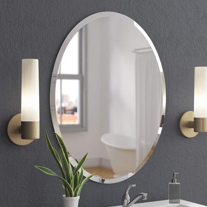 Frameless Bathroom Mirror