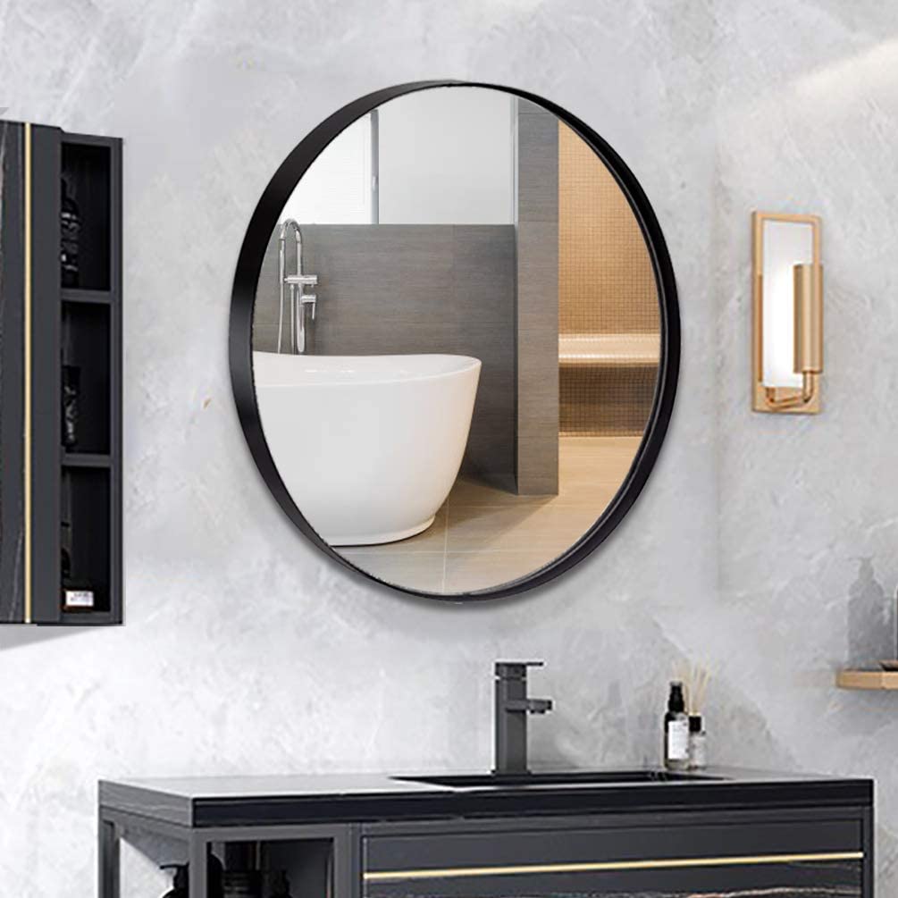 Rounded Modern Mirror