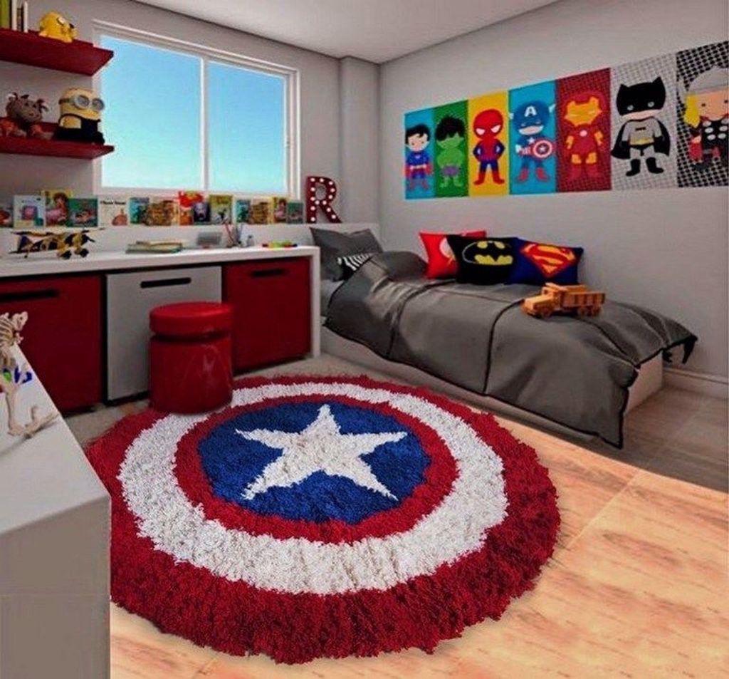 Superhero Theme Children Bedroom