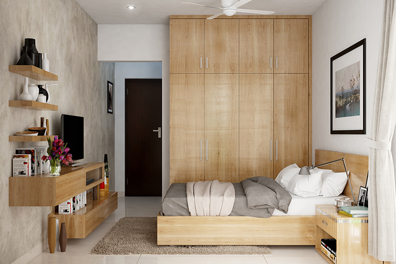 Wooden Wardrobe