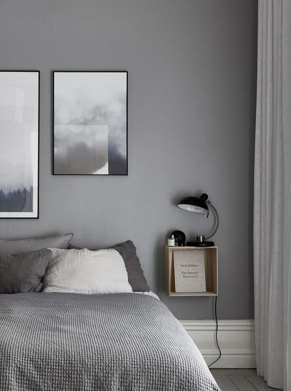 Painting Two Sides of Walls in Grey Color