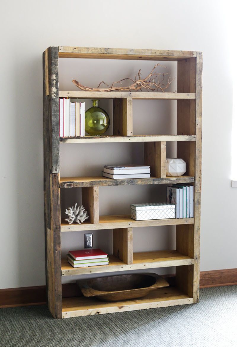 Wooden Bookshelf