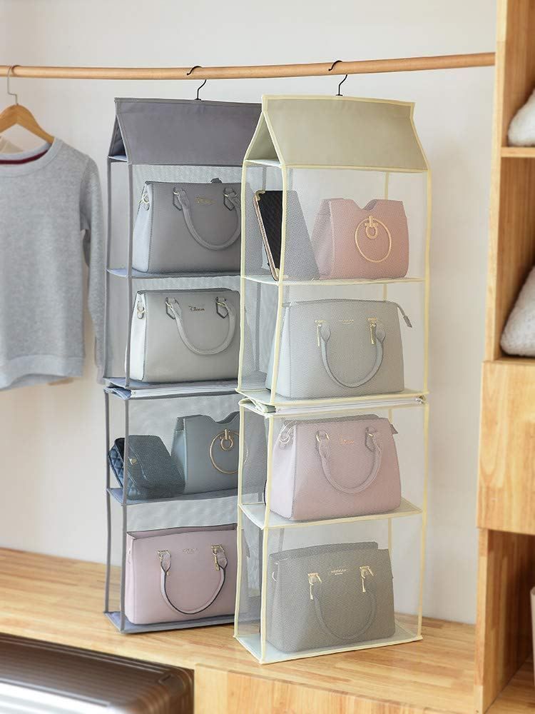 Transparent Hanging Storage for Bags