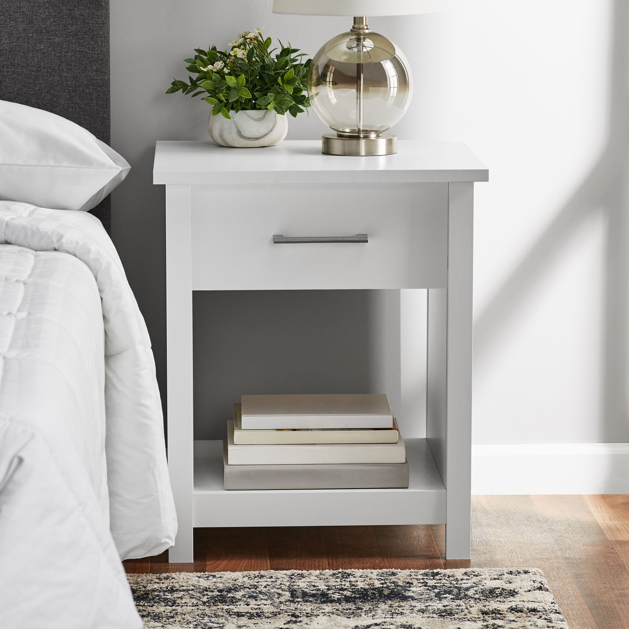 Install a White Side Table
