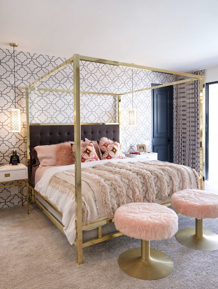 Golden Bed Frame