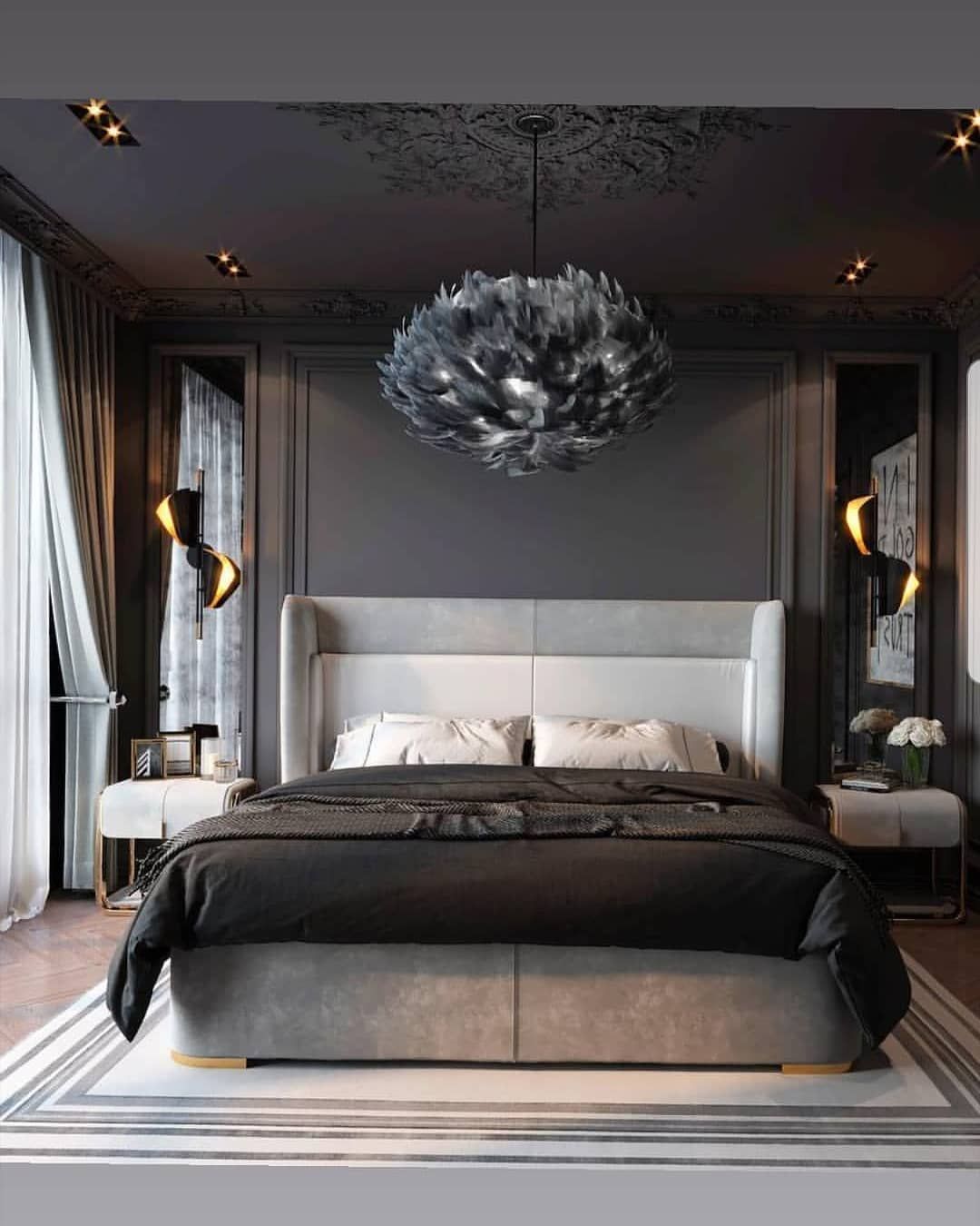 An Elegant Chandelier for Your Master Bedroom