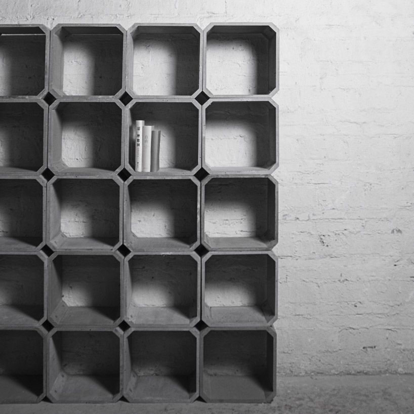 Concrete Bookshelf