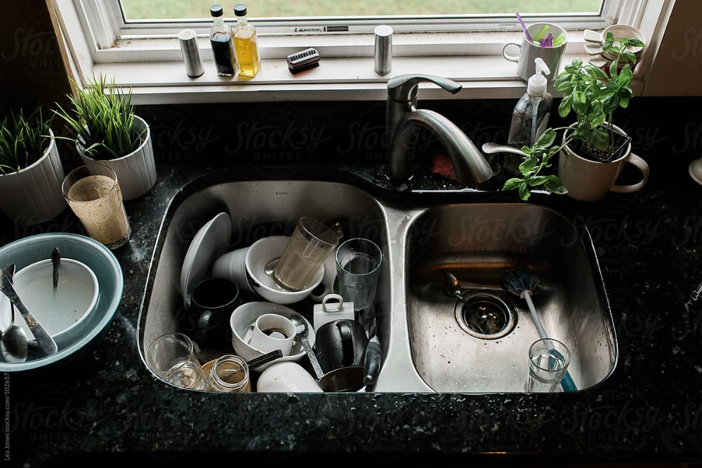 Don’t Pile The Dirty Appliances in The Sink