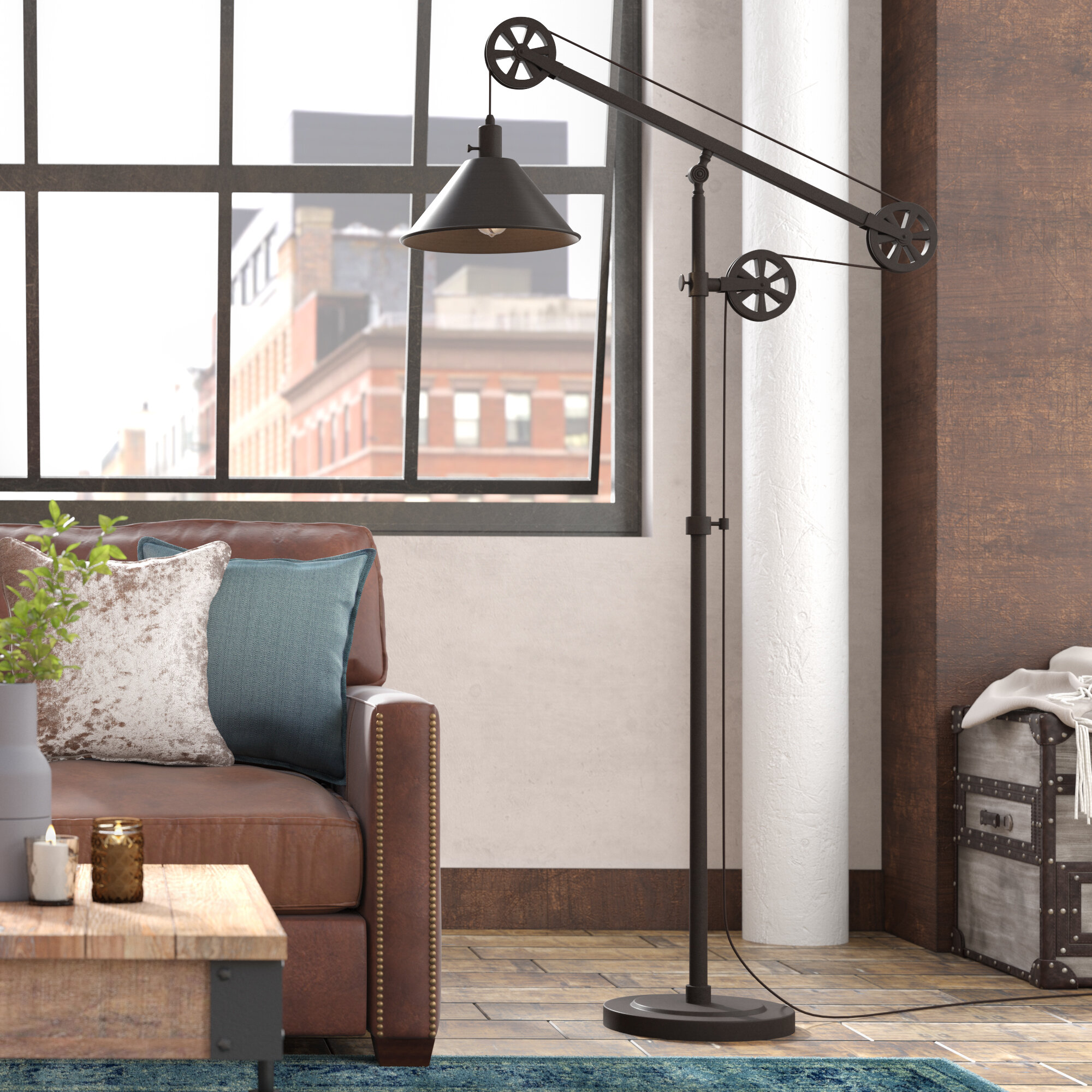 Industrial Standing Lamp