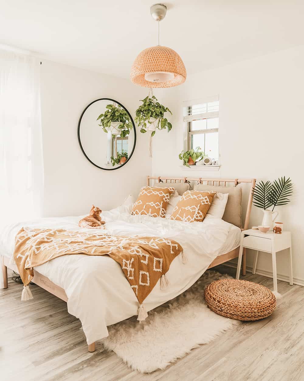 Simple Bohemian Bedroom