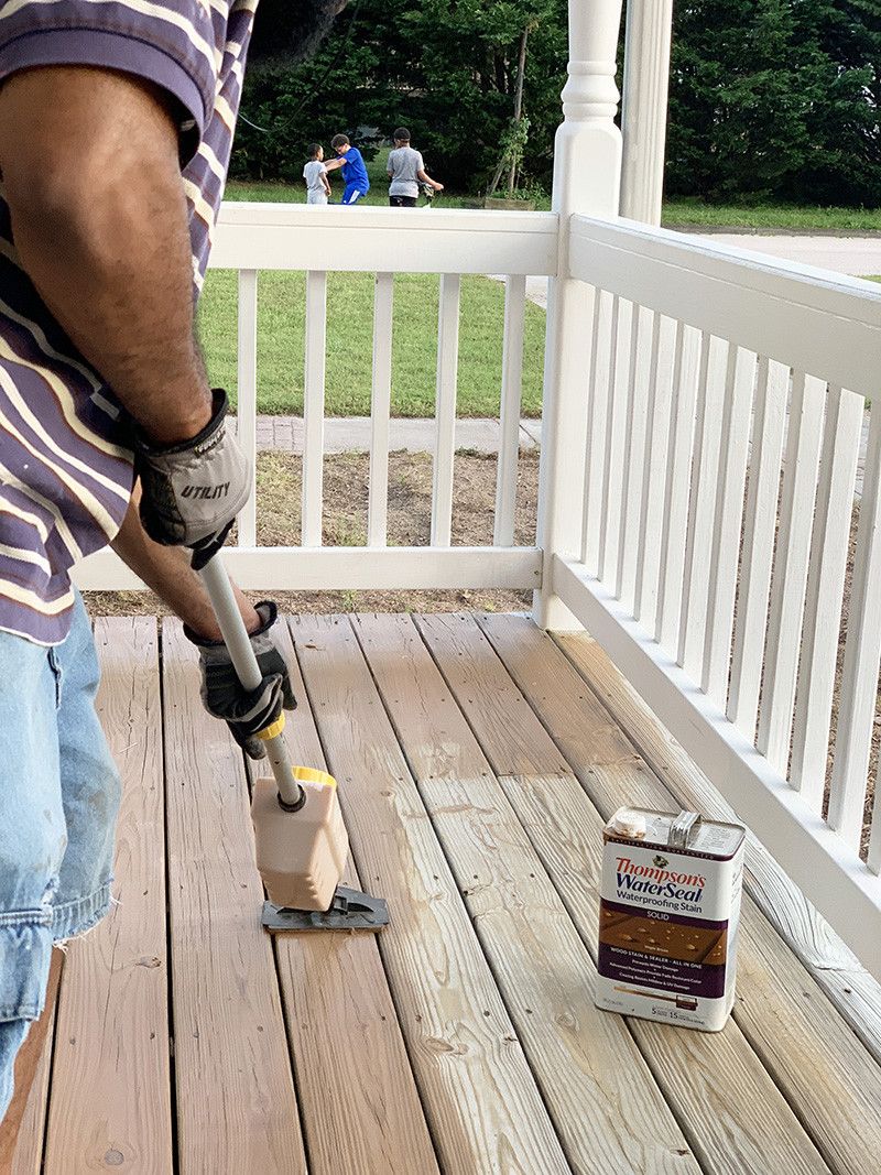 Repaint The Floor on Your Porch