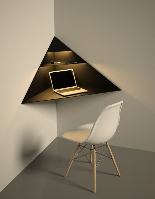 The Desk Wall on Your Corner Space