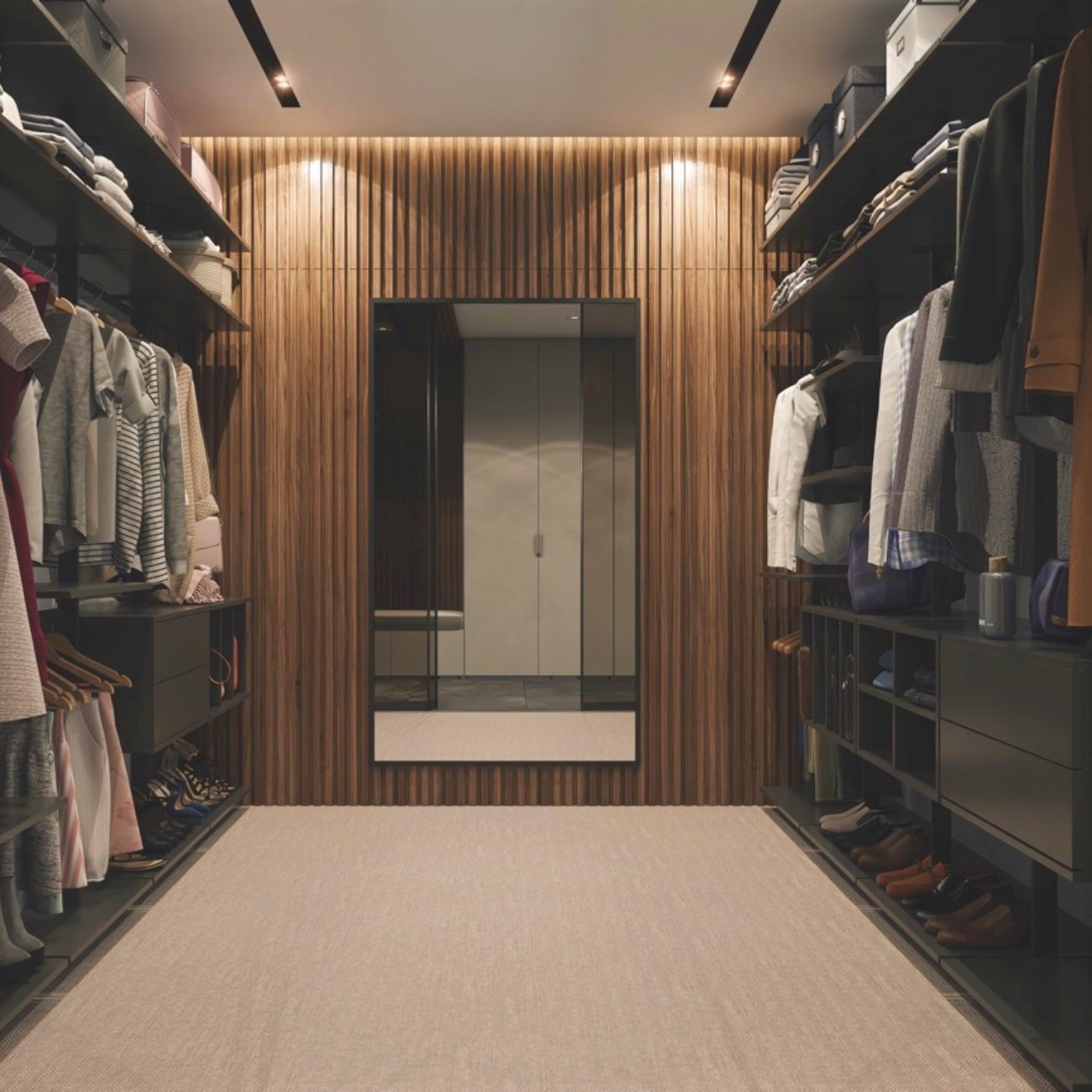 Luxurious Design for Walk-in Closet