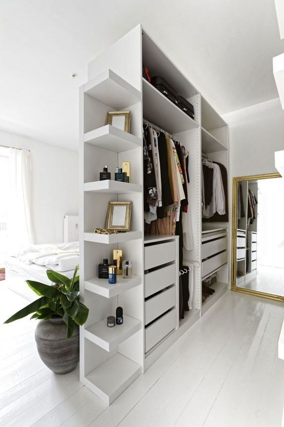 Walk-in Closet as A Partition