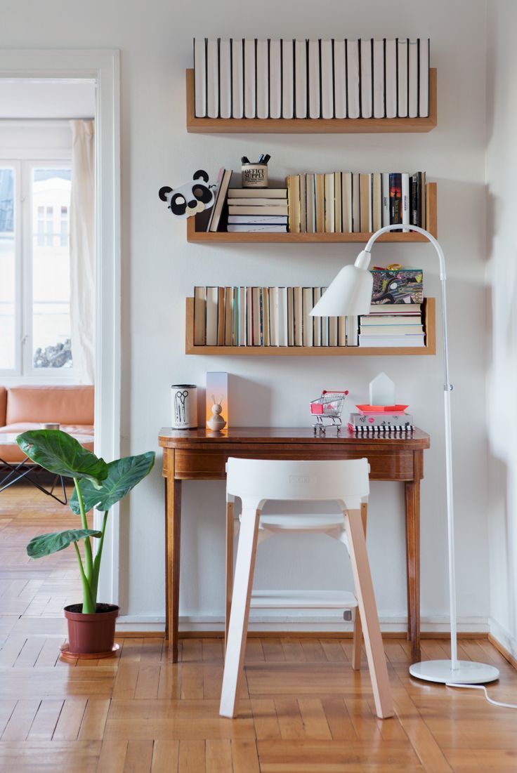 Mounted Bookshelves