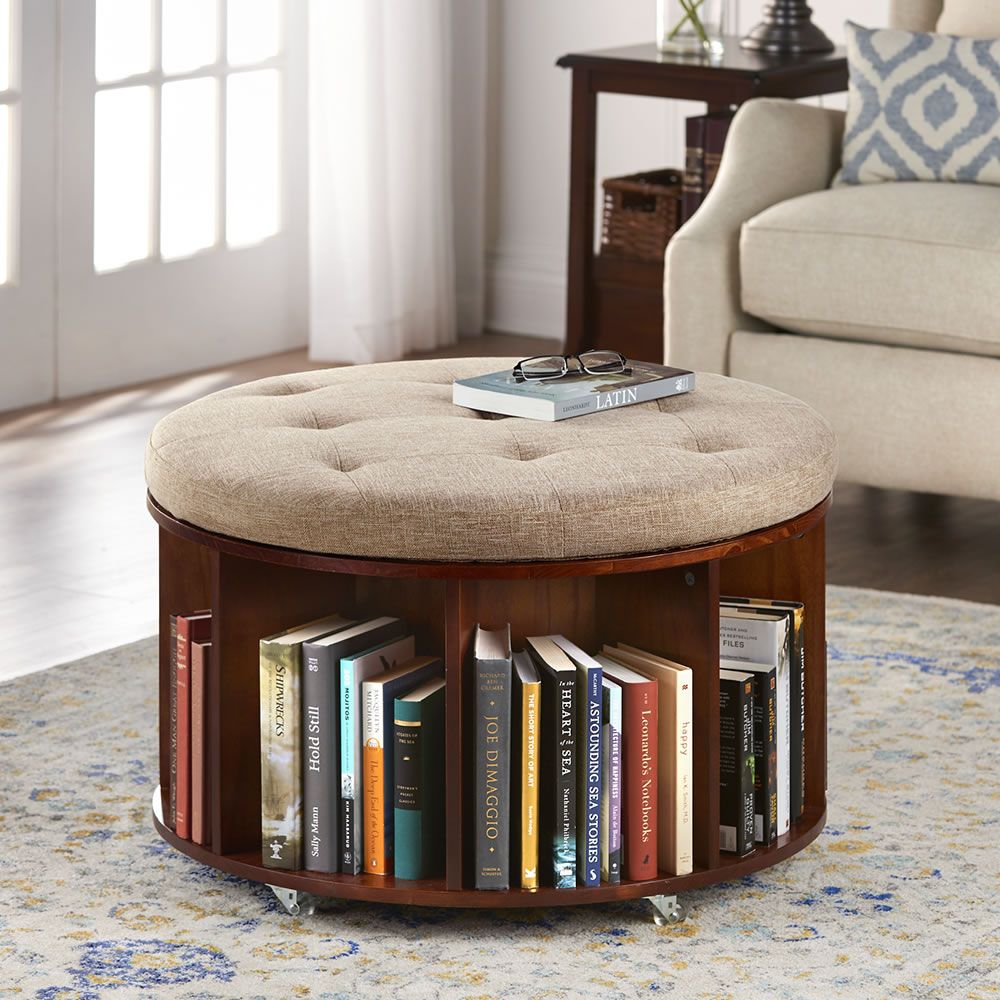 Rotatable Upholstery Bookshelves