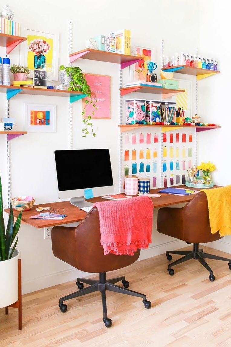 Colorful Modern Workspace