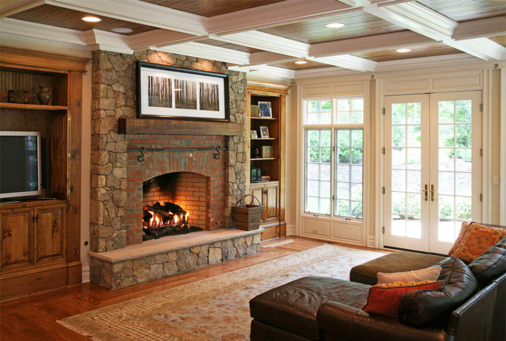Rustic Fireplace Design