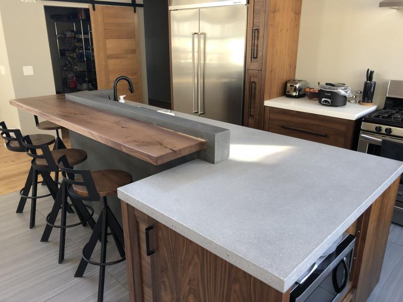 Kitchen Countertops from Concrete