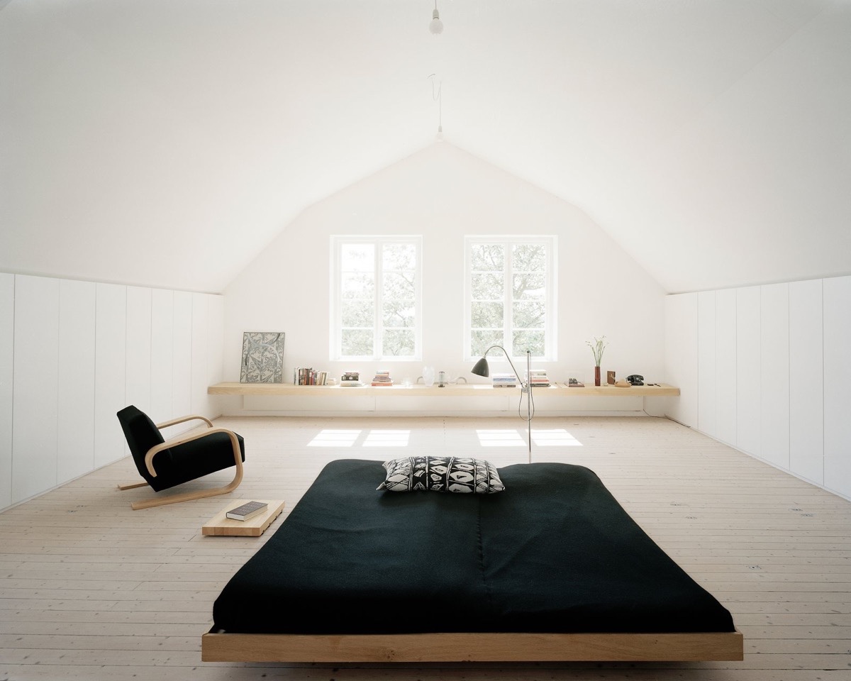 Minimalist Attic Bedroom in Your Home