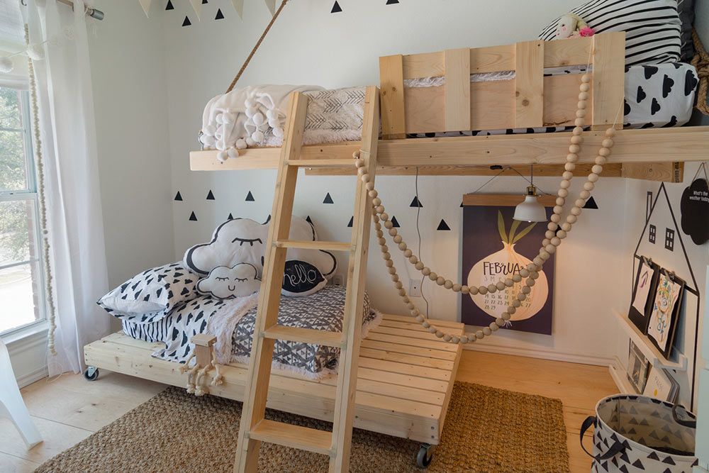Children Bedroom with Bunk Bed