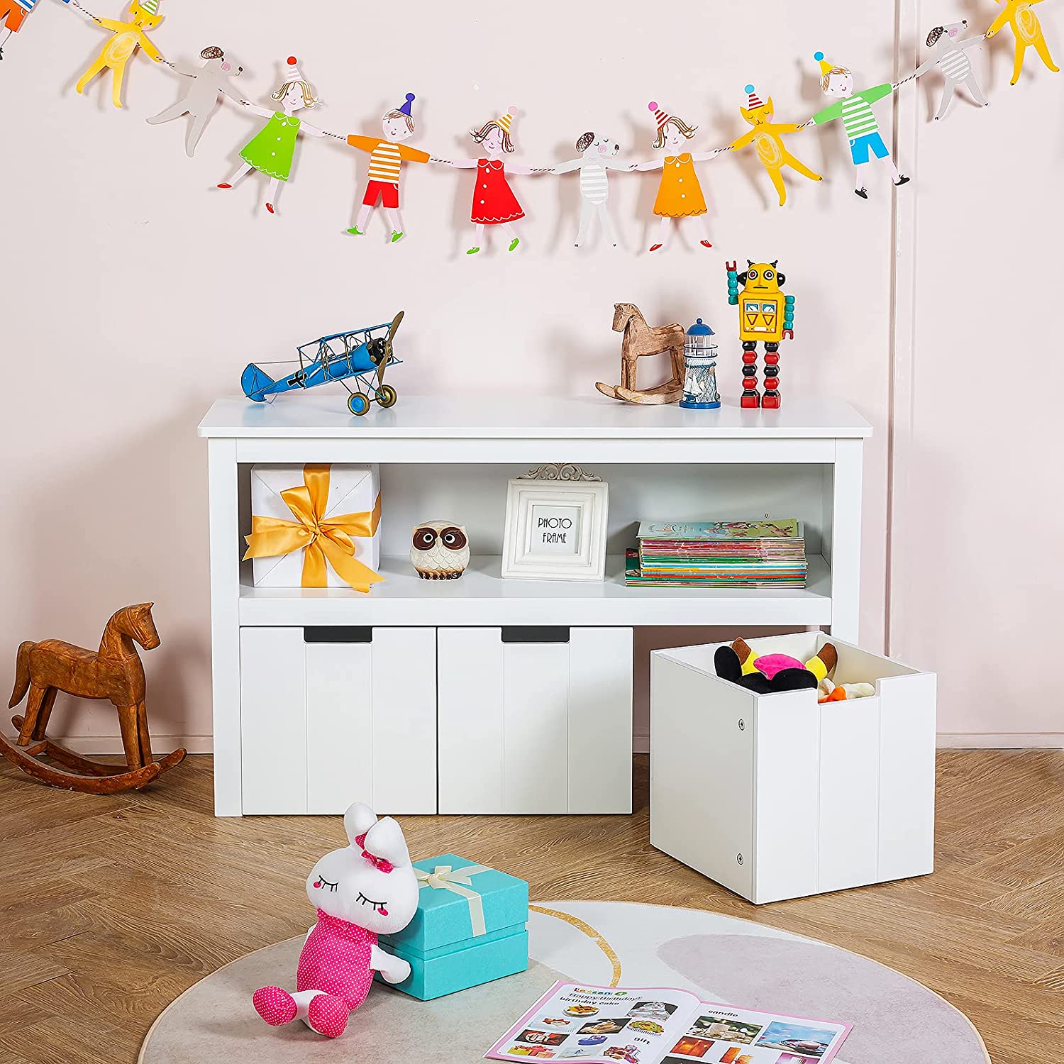 Children Bedroom with Toy Cabinet