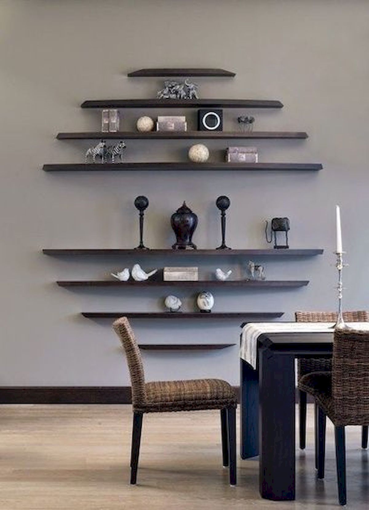 Hanging Shelves as Modern Decoration