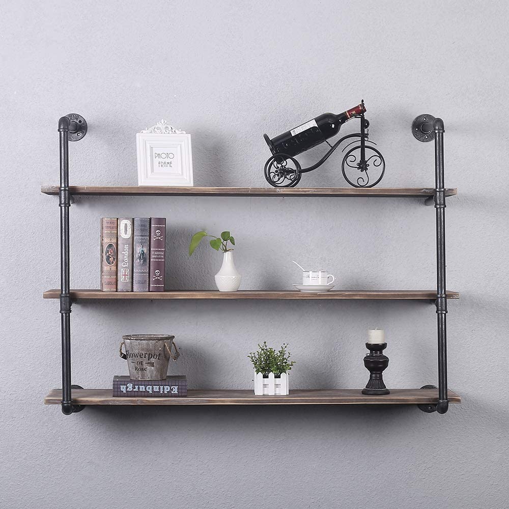 Industrial Hanging Shelves