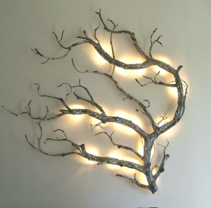 Wall Decoration from Twigs