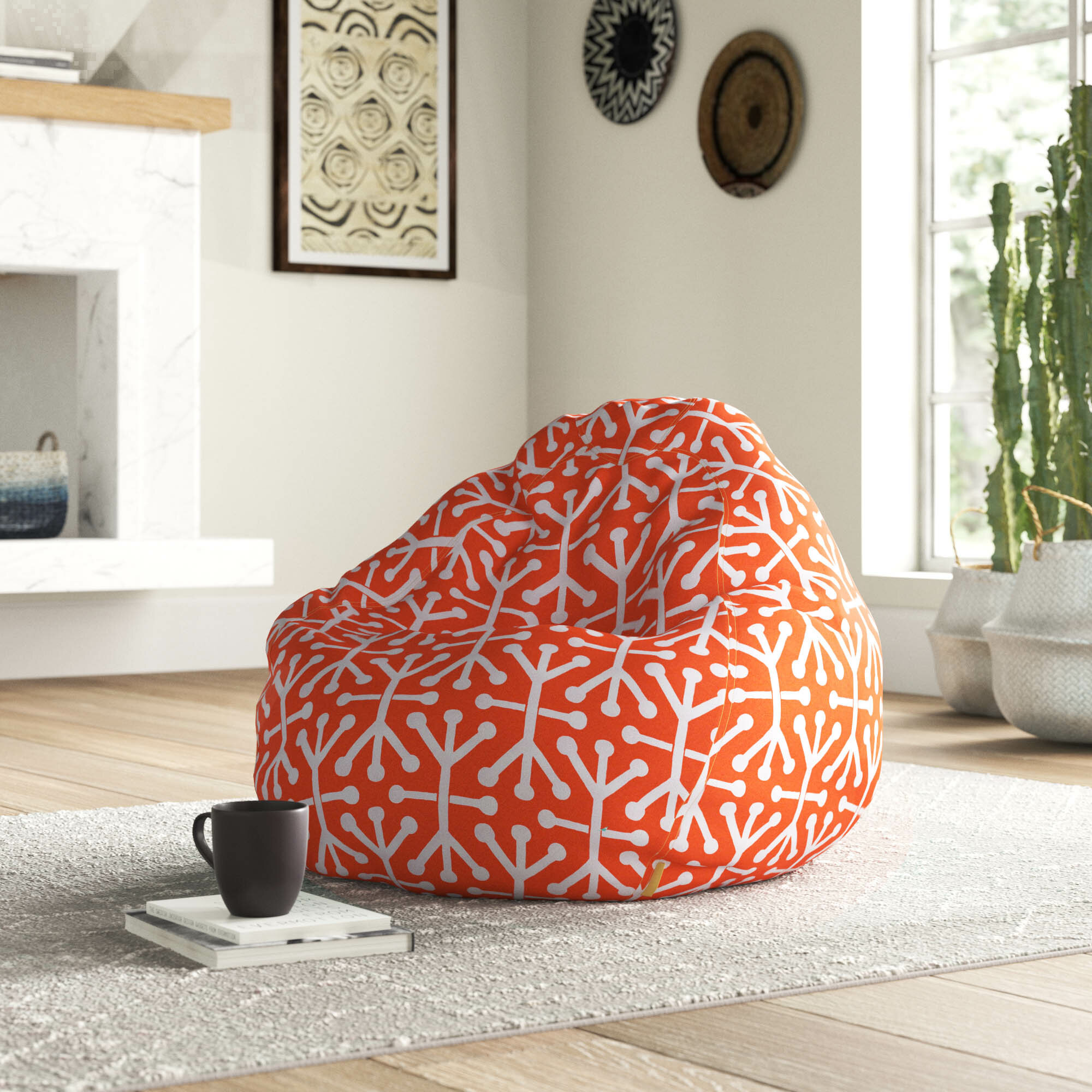 Bean Bag with Aesthetic Patterns
