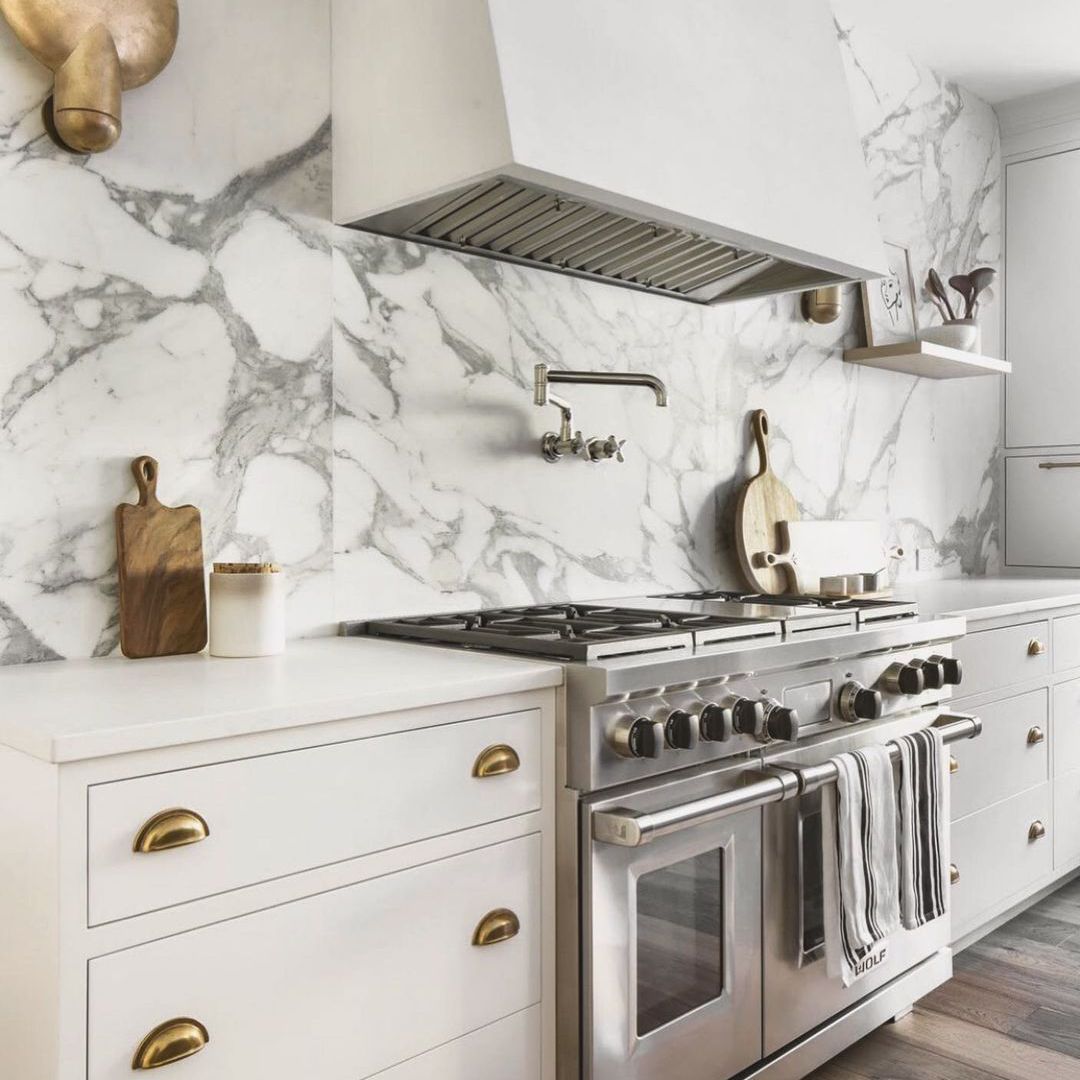 Kitchen Set with Marble Accent