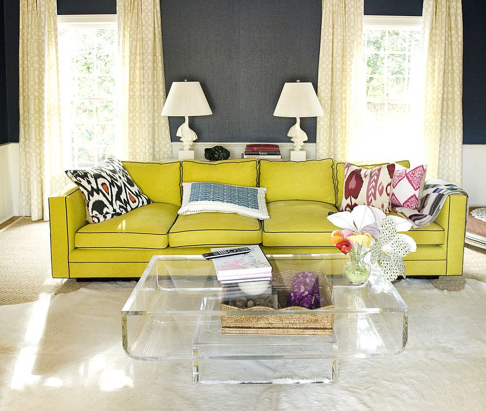 Bright Colored Sofa Style