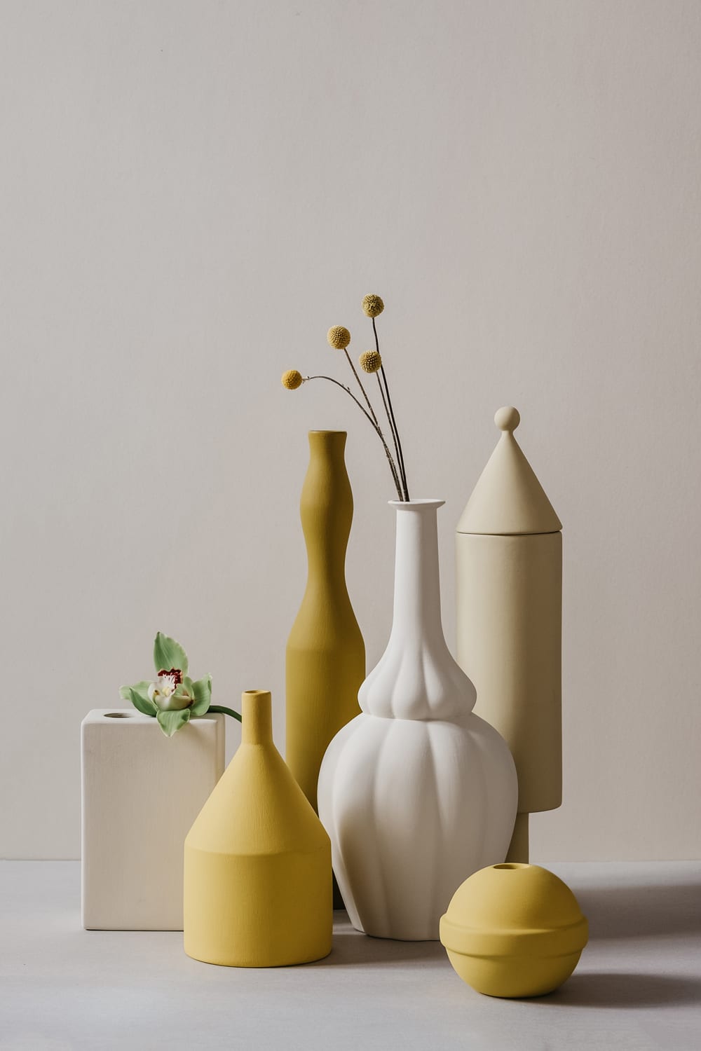 Clay Vase in Contemporary Colors