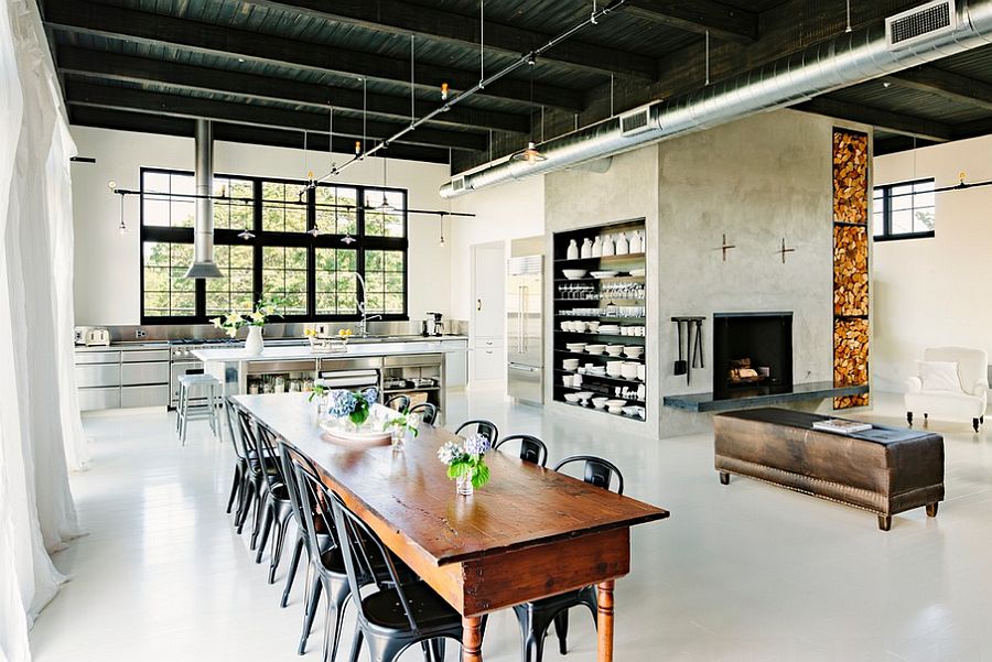 Expand the Concept of Open Space in Industrial Style
